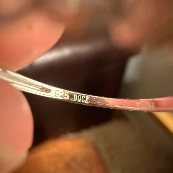 Dominique Quality Sterling Silver CZ Eternity Band Ring Size 9 - Picture 6 of 7